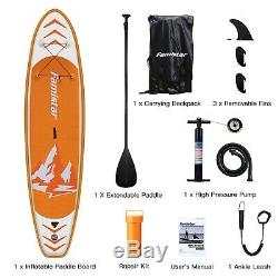 Famistar Inflatable SUP Stand Up Paddle Board, 12'X30x6 with Full Accessories