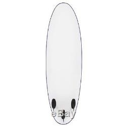 Foamie Beach Surfboard Surfing Ocean Body Boarding Foam Longboard White Best New