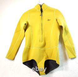 Free People Abysse Lotte Surf Onepiece Suit Large Yellow Wet Suit MSRP $330