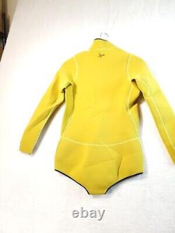 Free People Abysse Lotte Surf Onepiece Suit Shell Yellow Wet Suit MSRP $330