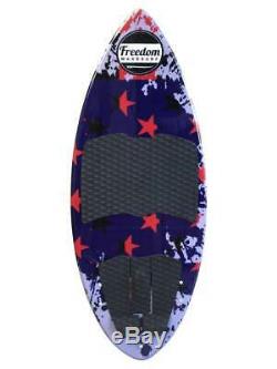 Freedom Wakesurf board. Patriot Skim Surf Board 4' 4 (52.5)