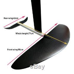 Full Carbon SUP Hydrofoil with Aluminum Parts Exclusive Big Wing for Surf Foil