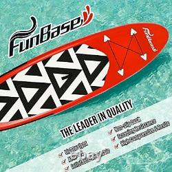 Funbase Premium Inflatable Stand Up Paddle Board 10'×30''×6'' Non-Slip Deck w