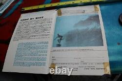 GOING MY WAVE 1962 John Severson Surf Film SURFER Rick Griffin Rare Poster FLYER