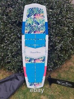 Girly Graphic Pump Foil, Wake Foil, Surf Foil with 110cm Carbon Wing with Board