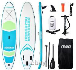 Greenish Blue Inflatable Stand Up Paddle Board SUP 10'6''x33''x6'' with Pump