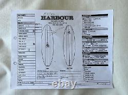 HARBOUR Banana 9'6 3 stringers Vintage Board by Rich Harbour