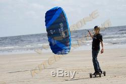 HQ4 Rush Pro 350 3.5M 3 Line Trainer Kite Kiteboarding Foil Power Traction Surf