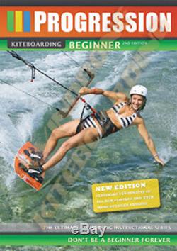 HQ4 Rush Pro V 300 3M Trainer Kite Kiteboarding Surf + Progresion Beginner DVD