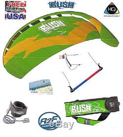 HQ Rush V 300 Trainer Power Kite-surfing + boarding + Kite Killer + Bar + Lines
