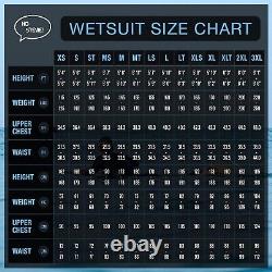 Ho Stevie! Men's Surfing Wetsuit Chest Zip Fullsuit Superstretch 4/3mm -(M)