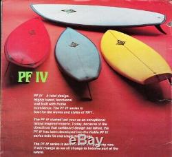 Hobie 1970 Positive Force IV Surfboard Mickey Munoz Shape Bill Ogden Logo Design