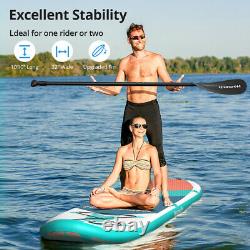 Homech Surfboard Standing Inflatable Paddle Board Surfing Beginner SUP 10'10