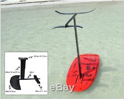 Hydrofoil water wing for surfing carbon fiber aluminum alloy