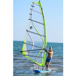Inflatable 0.9mm PVC 12ft. SUP Sailboat Windsurfing Paddle Surf Board NEW