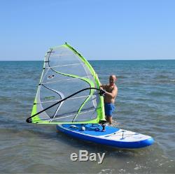 Inflatable 0.9mm PVC 12ft. SUP Sailboat Windsurfing Paddle Surf Board NEW