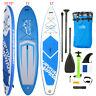 Inflatable 10'10/11'/12' Stand Up Paddle Board 2 In 1 Kayak Surfboard 3 Size