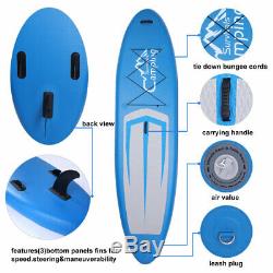 Inflatable 10'10/11'/12' Stand Up Paddle Board 2 in 1 Kayak Surfboard 3 Size