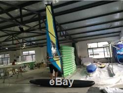 Inflatable 1.2MM PVC 11ft. SUP Sailboat Windsurfing Paddle Surf Board NEW
