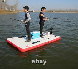 Inflatable Motorized Fishing Platform Paddle Board Surf Board Dingy Raft Boat