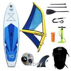 Inflatable PVC SUP Sailboat Windsurfing Paddle Surf Board NEW