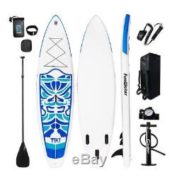 Inflatable Paddle Board 106336with AdjustablePaddle, Backpack, leash, pump