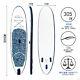Inflatable Sup Board Isup 10'30''4''withadjustable Paddle, Backpack, Leash, Pump