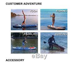 Inflatable SUP Board ISUP 10'30''4''withAdjustable Paddle, Backpack, leash, pump