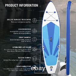 Inflatable SUP Stand Up Paddle Surfboard Board Anti-Slip Deck Pump Complete Kit