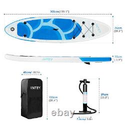 Inflatable Stand Up Paddle Board 10' SUP Standing Paddleboard BlueWave Surfboard