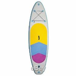 Inflatable Stand Up Paddle Board, 120 Long Ocean Beach Surfing Fun