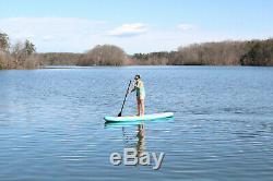 Inflatable Stand Up Paddle Board, 120 Long Ocean Beach Surfing Fun