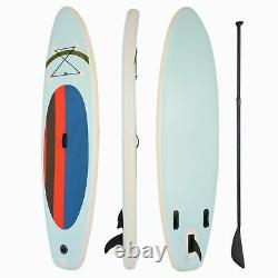 Inflatable Stand Up Paddle Board Non-Slip EVA Deck, Hand Pump, Paddle, Coiled US