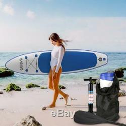 Inflatable Super Stand Up Paddle Board Surfboard Beach Paddle 350lbs Load Gifts