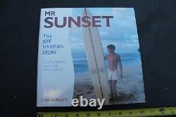 Jeff Hackman Mr Sunset Autographed Signed Hawaii Aloha Rare Vintage Surfing BOOK