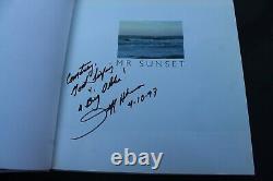 Jeff Hackman Mr Sunset Autographed Signed Hawaii Aloha Rare Vintage Surfing BOOK