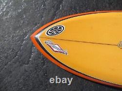 Joey Thomas Of Santa Cruz Fish Surfboard Quicksilver 6' X 20 Single Fin