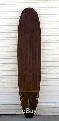 Kana Surfboards 9'2 Cruza Epoxy Longboard Surfboard FCS Wood/Bamboo