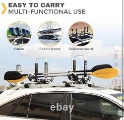 Kayak/Surf/Ski Roof Carrier Rack of J-Style Folding Universal Field & Stream