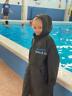 Kids Eco Bamboo Waterproof Swim/beach/watersports/surf/tri/sup Dry Changing Robe