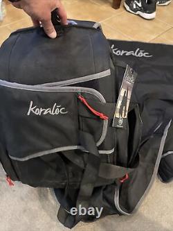 Koraloc Surfboard Carrier Backpack- Hands Free Surf Pack NWT READ ALL