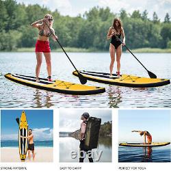 LIFEDECO 12'6 Inflatable Stand Up Paddle Board SUP Surfboard Water Sports + Kit