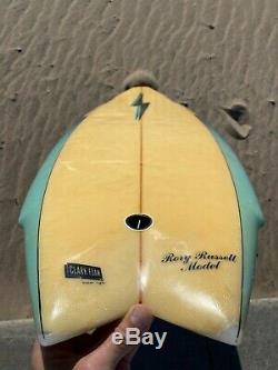 Lightning Bolt Rory Russell Model Twin Fin Surfboard In Original Condition 5'10