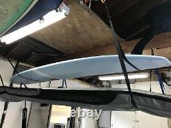 Longboard surfboard 78 epoxy, 3 fin setup, beginner to intermediate surfers