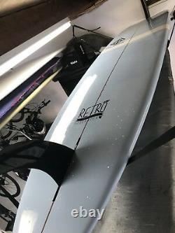 Longboard surfboard 78 epoxy, 3 fin setup, beginner to intermediate surfers