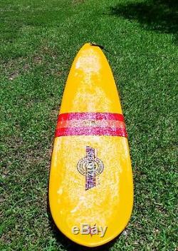 Longboard surfboard Walden, Magic model, yellow, 9.2 Ft. Surfboard