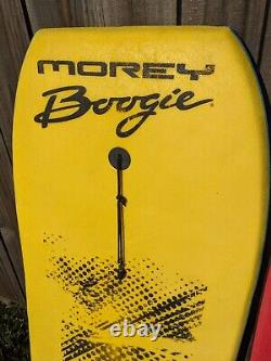 Lot of 2 Vtg 1990s Morey Boogie Body Board 42 Vapor Retro Print Rare Yellow Red