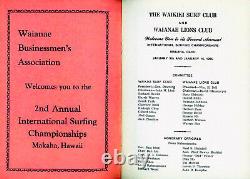 Makaha International Surfing championships-original