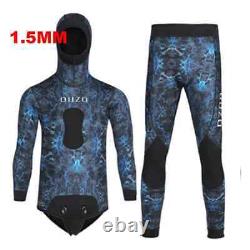 Men Surf Suits Neoprene Diving Swimsuit Spearfishing Camouflage Pant Top Suits