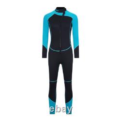 Men/Women 3MM Neoprene Diving Surfing Swimming Full Suits Keep Warm Front zipper